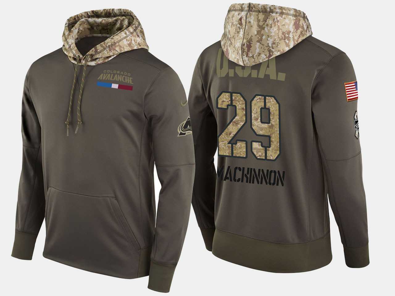 Nike Aavalanche 29 Nathan Mackinnon Olive Salute To Service Pullover Hoodie,We sell and wholesale Nike Aavalanche 29 Nathan Mackinnon Olive Salute To Service Pullover Hoodie on line form chian!